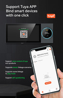 Panneau de commande central intelligent Tuya WiFi de 6 pouces avec commande vocale, relais, interrupteur intelligent, contrôle à distance par application, automatisation de toute la maison, air