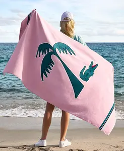 custom Factory Cheap Reactive printing high quality beach towel for women