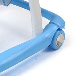 Roues universelles multifonctions anti-renversement Voiture pliante en plastique pour tout-petits Trotteur avec roues et siège - Product Image 3