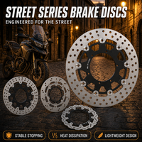 Accessoires de pièces de moto personnalisés 320mm moto avant disque flottant plaque disque de frein Rotor pour Benelli TRK 502 BJ500GS