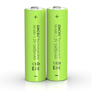 GMCELL Paquete de 30 Baterías Recargables AA de 2600mAh Ni-MH Nimh, Tamaño AA 1.2V, Baterías de Hidruro Metálico de Níquel - Product Image 1