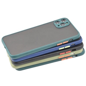 Custodia per Telefono Antiurto <span class=keywords><strong>con</strong></span> Pulsanti Colorati, Opaca in PC TPU <span class=keywords><strong>con</strong></span> <span class=keywords><strong>Protezione</strong></span> <span class=keywords><strong>Fotocamera</strong></span> per <span class=keywords><strong>iPhone</strong></span> 15 14 <span class=keywords><strong>13</strong></span> 12 11 Pro Max XS Max XR - Product Image 3