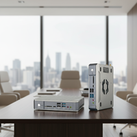 Intel Core Mini PC dengan Dual 4K Display HDMI DisplayPort 1.4 Desktop Faktor Bentuk Kecil untuk Bisnis Thin Client Digital Signage