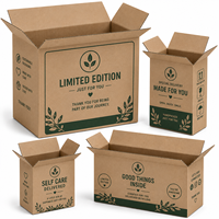 Carton ondulé simple paroi E Flute, édition limitée exclusive, avec impression de logo en une couleur pour les boîtes de lancement d'abonnements VIP