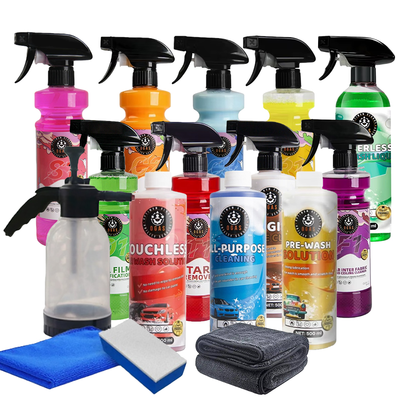 Ensemble de 12 pièces + Spray + Bouteille + Serviette