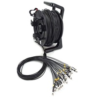 Bobine de câble à fibre optique métallique tactique portable et déployable sur le terrain, capacité 100M-2000M, certifiée ISO9001:2008, 4.0-7.0mm
