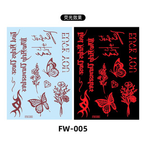 สติกเกอร์สัก<span class=keywords><strong>ลาย</strong></span>ชั่วคราวแบบเรืองแสง <span class=keywords><strong>ลาย</strong></span><span class=keywords><strong>สัก</strong></span>นีออนสำหรับร่างกายและใบหน้า <span class=keywords><strong>ลาย</strong></span>อินเดียเซ็กซี่ ดีไซน์ทันสมัย - Product Image 6