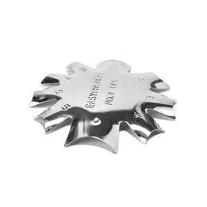 Plaque de gabarit en acier inoxydable pour coupe française et ligne sourire, outil de découpe multi-styles pour la création de motifs d'ongles DIY - Product Image 4