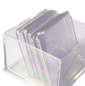Oferta Especial: Caja de PVC Transparente de Alta Calidad para Tarjetas Coleccionables de la Marca <span class=keywords><strong>Rhett</strong></span>, 3x4 Pulgadas, 35PT, con Logotipo Personalizado y Tamaño Adaptable - Product Image 2