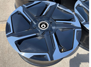 ล้อรถยนต์ trz <span class=keywords><strong>18</strong></span> 20 22 24นิ้วล้อและ<span class=keywords><strong>ยาง</strong></span>ขนาด6X139.7 8x165เงาล้อโครเมี่ยมสีดำสำหรับ Chevy Silverado Sierra Hummer 2500 - Product Image 3