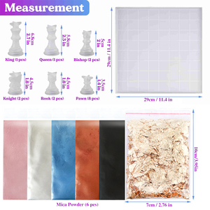 Timesrui cờ vua quốc tế thiết lập với cờ Hội Đồng Quản trị Silicone Nhựa khuôn 3D cờ vua pha lê Epoxy đúc khuôn mẫu cho cờ vua làm - Product Image 2