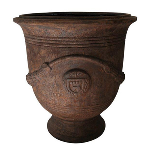 Ensemble de jardinières de jardin peintes en fibre de verre de forme ronde moderne durable 3 pièces maison extérieure toutes saisons - Product Image 3