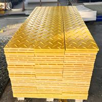 Tapis de protection temporaire pour chantier, panneaux d'accès robustes en PEHD, équipement de protection du sol pour zones boueuses et marécageuses