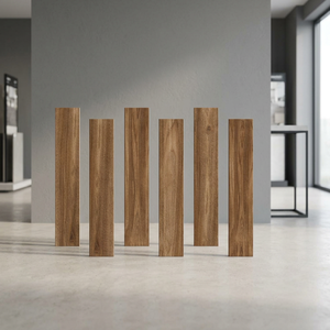 Baldosas de porcelana con aspecto de madera de palisandro de Londres, 20x120 cm, acabado mate tipo madera para interiores contemporáneos - Product Image 5