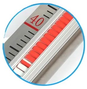 Sıvı seviye göstergesi korozyon önleyici flanş bağlantısı manyetik kapak seviye göstergesi