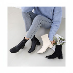 Stivali corti Casual a metà polpaccio da donna moderni scarpe comode indossate quotidianamente - Product Image 1