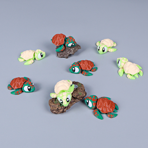 Vashine 3D In Ấn Rùa Biển Trang Trí 3D In Rùa Đồ Chơi PLA Thân Thiện Vật Liệu Sáng Doanh Di Chuyển Trẻ Em Quà Tặng - Product Image 3