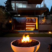 Desain Modern Sauna Luar Ruangan Kayu Cedar Merah Elektrik Eksterior Hitam Kaca Panoramik Lampu LED Uap Kering Inframerah Jauh 4-6 Orang Dingin