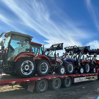 Meilleur Prix Ce 4wd 4x4 Drive 50hp 70hp 80hp 100hp 120hp 180hp Tracteur Avec Débroussailleuse Usa Epa Agriculture Tracteur en Américain d'occasion