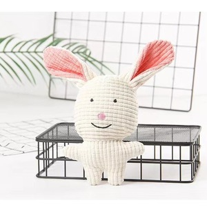 Giocattoli Interattivi per Cuccioli, Peluche da Masticare con <span class=keywords><strong>Effetto</strong></span> Sonoro, Ecologici in Cotone Resistente, Formato Piccolo, Giocattoli per Animali Domestici a Forma di Cartone Animato - Product Image 4