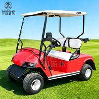 Voiturette de golf électrique 2 places - Marque SANCHUAN, buggy de golf alimenté par batterie 60V pour terrain de golf