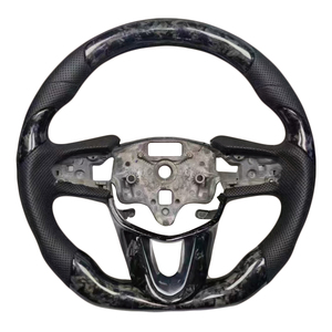 Quality Wholesale Forged Carbon Fiber Perforated Leather Grip Steering <b>Wheel</b> Fit for Cadillac Ct4 Ct5 Auto Steering <b>Wheel</b> - Product Image 1