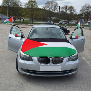 Funda para Capó de Coche con Bandera de Palestina, Funda para Espejo Retrovisor de Colombia, Banderas para Coche, Pancartas Promocionales Impresas - Product Image 3