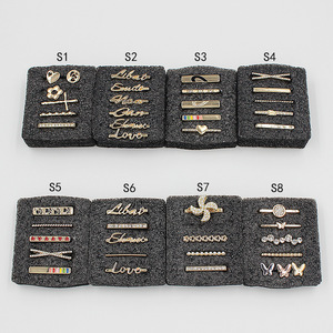 Correa de silicona para <span class=keywords><strong>Apple</strong></span> Watch, adorno creativo para Samsung Galaxy Watch, nuevo estilo, dijes de Metal de diamante, anillo decorativo - Product Image 5