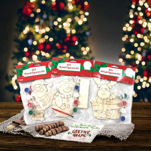 Prix bas meilleure qualité Halloween décoration <span class=keywords><strong>bois</strong></span> peinture ensemble bricolage peinture en <span class=keywords><strong>bois</strong></span> ensemble peinture pour enfants - Product Image 1