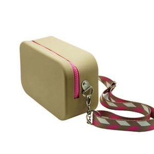 Women's Waterproof Silicone <b>Makeup</b> Bag Fashion Crossbody Cosmetic <b>Case</b> With Zipper Closure Coin Purse and <b>Brush</b> Pouch - Product Image 1