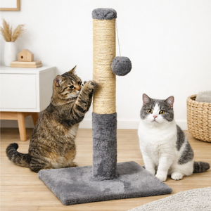 <span class=keywords><strong>Griffoir</strong></span> pour chat en peluche douce, mini structure d'escalade en sisal naturel, base stable, velours durable, pour petits espaces et appartements, en carton - Product Image 1
