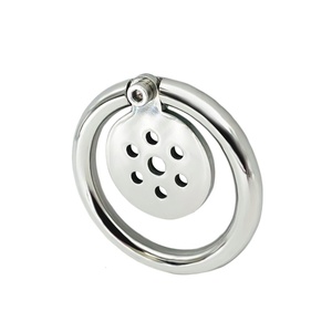 แหวนรัดอวัยวะเพศชายแบบเดี่ยว FRRK-127 พร้อมสายสวนขนาดสั้น กรงรักษาพรหมจรรย์ BDSM  ล็อคอวัยวะเพศชาย แข็งแรงและสะดวกสบาย ของเล่นทางเพศสำหรับผู้ชาย - Product Image 5