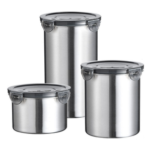 Stainless Steel Food Coffee Bean Tea <b>Storage</b> <b>Jar</b> Container <b>Kitchen</b> sealed <b>Storage</b> <b>Jar</b> Snack sealed <b>Jar</b> - Product Image 1