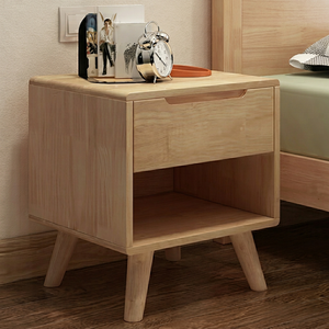 Modern Small Space Multi-Purpose Nightstand with Storage <b>Compact</b> <b>Bedside</b> <b>Table</b> for Bedroom Furniture - Product Image 1