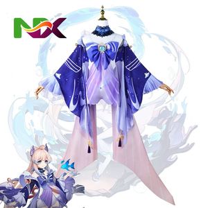 Vente en gros de la robe de fête d'Halloween Sangonomiya <span class=keywords><strong>Kokomi</strong></span> Genshined <span class=keywords><strong>Impact</strong></span> Kuwaii Lolita pour filles, costume de cosplay d'anime - Product Image 1