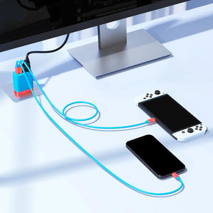 <span class=keywords><strong>Cargador</strong></span> TKT 65W GaN <span class=keywords><strong>con</strong></span> puerto USB HDMI Adaptador de <span class=keywords><strong>cargador</strong></span> de escritorio ABS rápido <span class=keywords><strong>Compatible</strong></span> <span class=keywords><strong>con</strong></span> <span class=keywords><strong>cargador</strong></span> de BASE DE INTERRUPTOR de dispositivo múltiple - Product Image 2