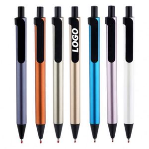 Custom Black Ballpoint Pens - 1mm Medium Point Office Pen for Smooth Writing, Ideal As Promotional Gift - Product Image 1