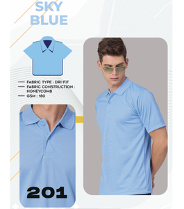 T-shirt pour homme en tissu nid d'abeille Dri-Fit, léger, 180 GSM, évacuation de l'humidité, respirant, séchage rapide - Product Image 5