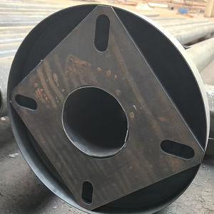 Cubierta <span class=keywords><strong>de</strong></span> <span class=keywords><strong>Poste</strong></span> <span class=keywords><strong>de</strong></span> Aluminio para Farola, Borde Cuadrado, Faldón Moderno para <span class=keywords><strong>Poste</strong></span> <span class=keywords><strong>de</strong></span> <span class=keywords><strong>Luz</strong></span>, Placa Base Redonda, Envoltura para Columna Exterior - Product Image 3