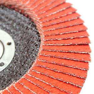 Personalizzabile 4 pollici in ceramica Flap disco in acciaio inox mola in fibra di vetro supporto OEM disco abrasivo per la lucidatura dei metalli - Product Image 5