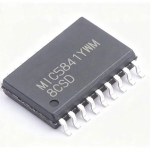 MIC5841YWM-TR ซัพพลายเออร์ชิ้นส่วนอิเล็กทรอนิกส์ของแท้ 8 SOIC-18-300mil สวิตช์จ่ายไฟ, ไดรเวอร์โหลด RoHS - Product Image 1