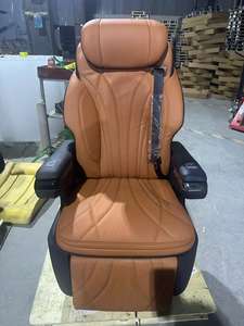 Asiento de sofá VIP de lujo para Alphard Sprinter Vito RV Motorhome Bus Van hecho de cuero PU y material de PVC - Product Image 5