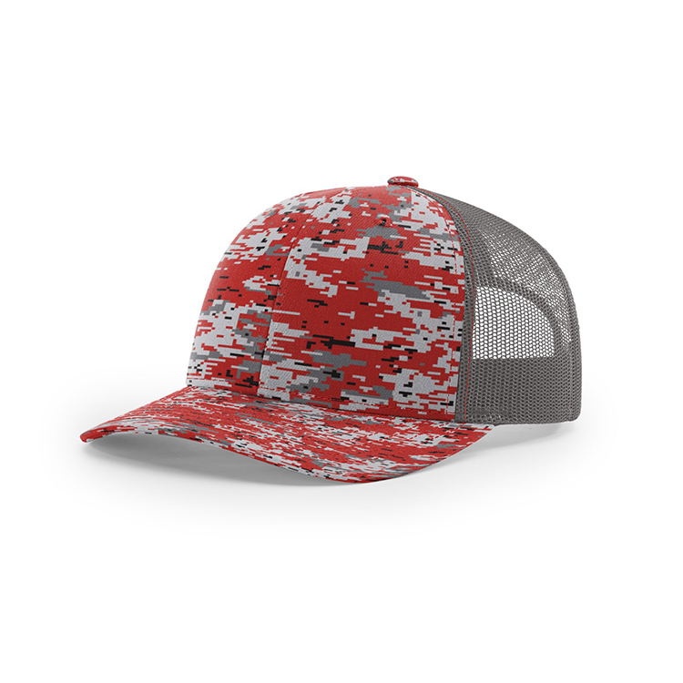 CAMO NUMÉRIQUE ROUGE/CHARCOAL