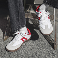 Chaussures de sport décontractées rétro en microfibre de haute qualité, respirantes, en maille douce, antidérapantes, à lacets, style académie, pour la marche