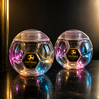 Pot en plastique PET de 500 ml avec couvercle transparent (prend en charge la personnalisation du logo OEM/l'impression sérigraphique ; adapté au vin, au café ou au thé au lait)