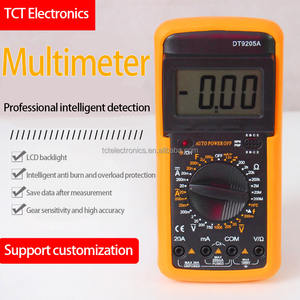 Hersteller liefert hochpräzises Digitalmultimeter DT9205A zur Messung großer Kapazitäten mit Zeigerfühler - Product Image 3