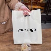 Sacs de courses en plastique personnalisés avec poignée, écologiques, recyclables, pour emballage de vêtements, sacs de transport pour la vente au détail
