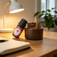 Diffuseur d'arômes passif artisanal en bois, pierre parfumée naturelle, ornement désodorisant pour la maison, cadeau diffuseur d'huiles essentielles