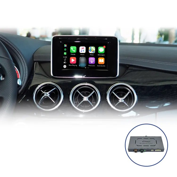 Jogo sem fio Da Apple Carro Carplay Android Auto Automotive Atualizar para 2011-2014 Mercedes Classe B W246 NTG4.5 NTG4.7 por joyeauto