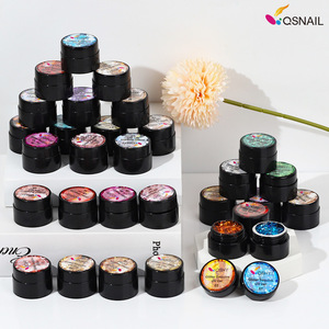 เจลทาเล็บสีสันสดใสแบบ DIY กลิตเตอร์30สีเจลทาเล็บเจลทาเล็บขนาด5กรัมพร้อมเลื่อม - Product Image 3